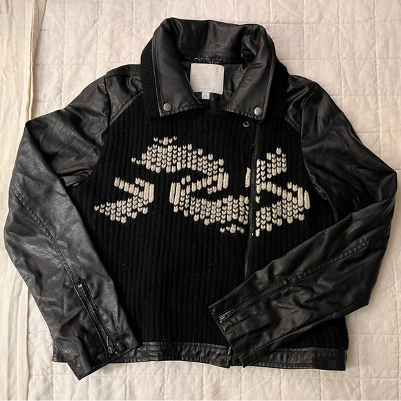 Anthropologie Wool Moto Jacket - Picture 4 of 6